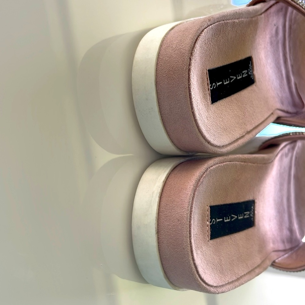 Steven Madden Rhinestone Slide Sandal - Picture 4 of 6